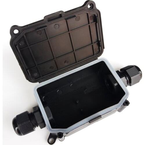 Junction Box IP66 Waterproof UV Sunproof Outdoor Multiple Ways Plastic Electrical Junction Box Case Cable Wire Connector Protect