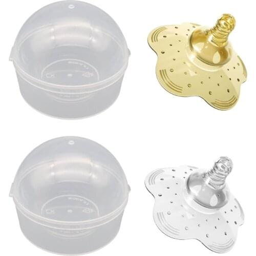 97BC Silicone Nipple Protectors Breast Milk Feeding Mothers Nipple Breastfeeding Milk Extractor Shields Protection Cover