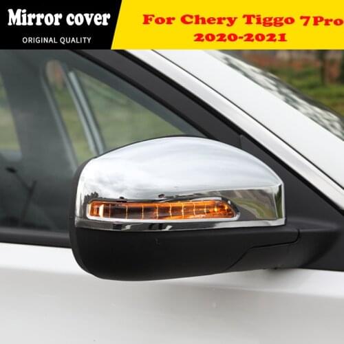 For Chery Tiggo 7 Pro 2020-2021 Tiggo 8 Chrome ABS Side Door Rear View Mirrors Covers Trim