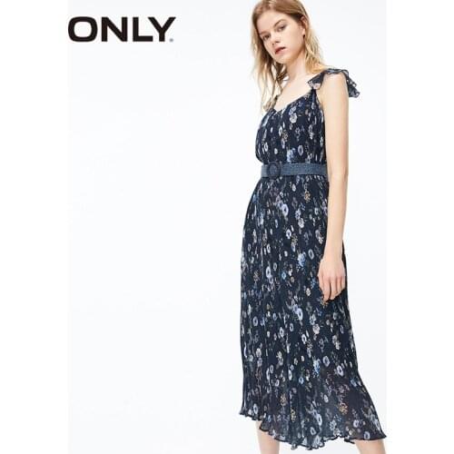 ONLY Womens Spring & Summer Loose Fit Wide-leg Crop Chiffon Jumpsuit|119244503