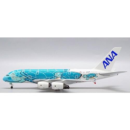 1:500 Scale ANA Japan A380 Planes Model Airplanes Green Blue Orange Turtle Airlines Alloy Aircraft Plane Model Collection Gift