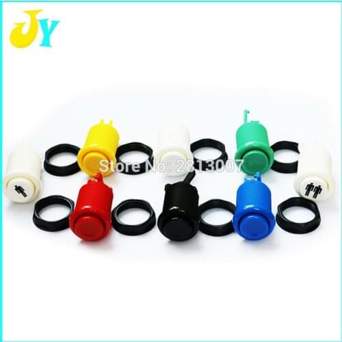 100 pcs Neo geo HAPP style Arcade Push Button American start button Durable Multicade MAME Jamma Game Long Switch Mult-color