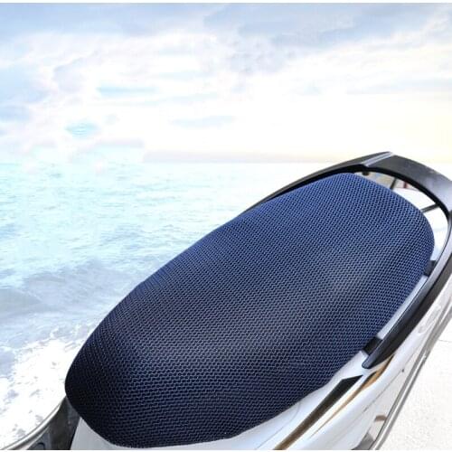 Free Shipping Universal Sunscreen Cool Motorcycle Seat Covers Scooter 3D Breathable Waterproof Heat Insulation Cushion Protect