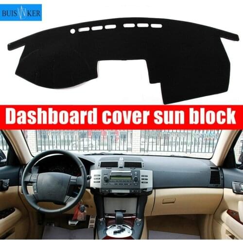 Car Dashboard Cover Mat Pad Dash Dashmat Sun Shade Instrument Carpet Accessories For TOYOTA Mark X 2004 2005 2006 2007 2008 2009