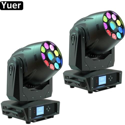 2Pcs/Lot Disco Light 245W LED Spot Wash Beam 3IN1 Moving Head Light DMX512 Sound Music DJ Party KTV Wedding Stage Effect Light