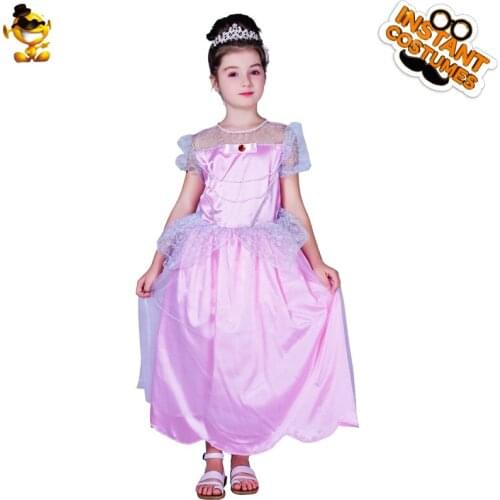 Halloween Girl Pink Princess Carnival Kids Cute Dress Costumes for Christmas Family Dress Up Party Costumes
