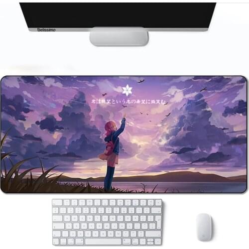 Mouse Mats Danganronpa Desk Keyboard Long Mousepad Extended 3d Anime Mat Asus Rog Table Pads Large Big Mousepepad Hot Custom