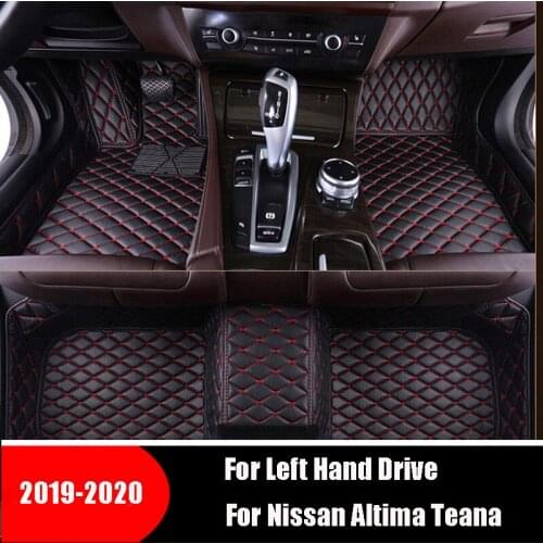 For Nissan Altima Teana 2019 2020 Car Floor Mats Auto Interiors Carpets Custom Accessories Dash Rugs Waterproof Parts Styling
