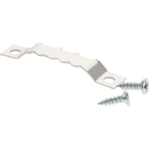 MroMax Back Plate Hooks Iron Galvanized Bow/Double Serrated Hanger 42*8*6mm Golden/Silver/Black Hardware Hooks 20/50/100/200pcs