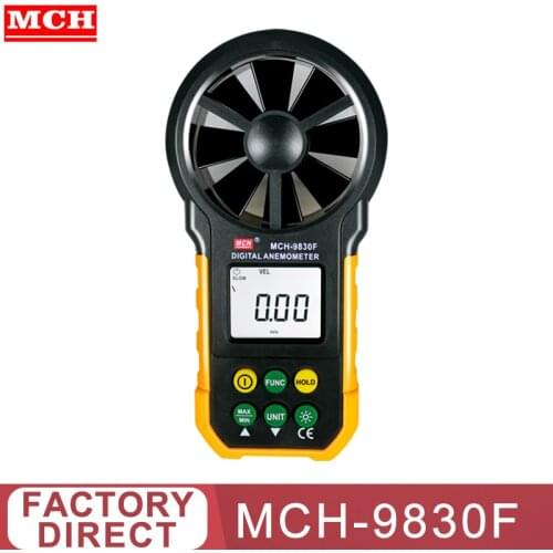 MCH-9830F Digital Anemometer, Wind Speed Meter, Wind Speedr