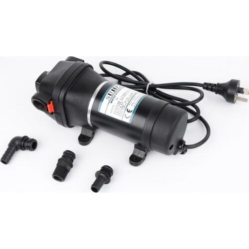 SURFLO KDP-35D AC 220V 3.3GPM 2.4bar cut-off four chamber Santoprene membrane water pump for Shampoo Chemical lotion transfer