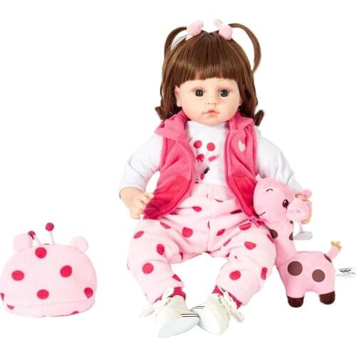 Kids toys Simulation Reborn Baby Doll Soft Silicone Doll Toy ball jointed doll silicone baby doll Rebirth doll kids toys