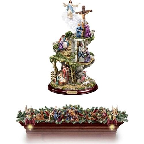 The Story of Jesus' Birth Wall Sticker Window Glass Decoration Waterproof PVC Wallpapers Home Decoration Accessories