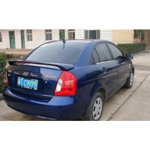 RQXR unpainted ABS tail wing trunk rear spoiler for Hyundai accent solaris