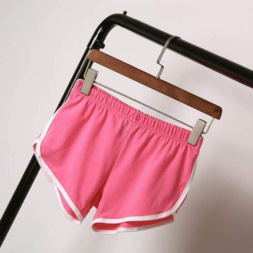 New Summer Women Beach Shorts Female Color Block Casual Shorts Workout Waistband Skinny Elastic Waist Breathable Shorts
