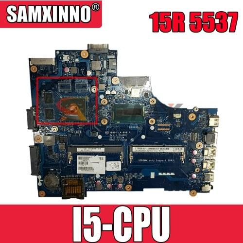 Original Laptop motherboard For DELL Inspiron 15R 5537 3537 Core I5 Mainboard CN-0MXM3Y 0MXM3Y VBW00 LA-9981P SR170 216-0841027