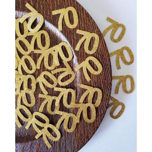 Personalize glitter gold any name or number Birthday Party confettis baby shower table scatters, anniversary party confettis