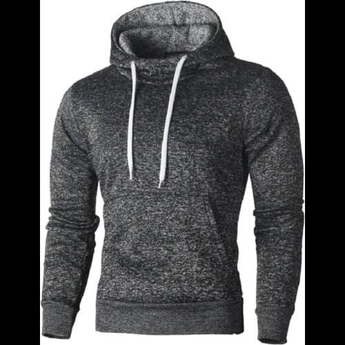 Casual Mens Hoodies Solid Color Long Sleeve Pullover Hooded Sweatshirt Male Sportswear hoodies and sweatshirts Hoody Tracksuit