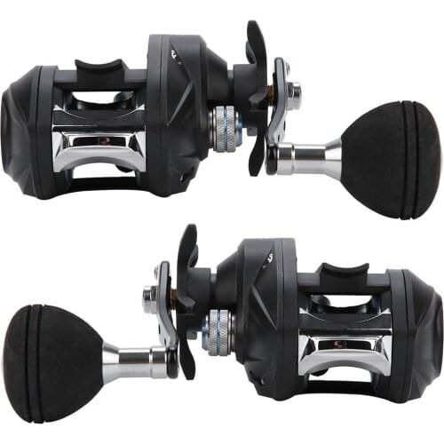 Baitcasting Fishing Reel High 7.2:1 Water Drop Wheel Adjusting Knob Wheel Left Right-hand Fishing Reel