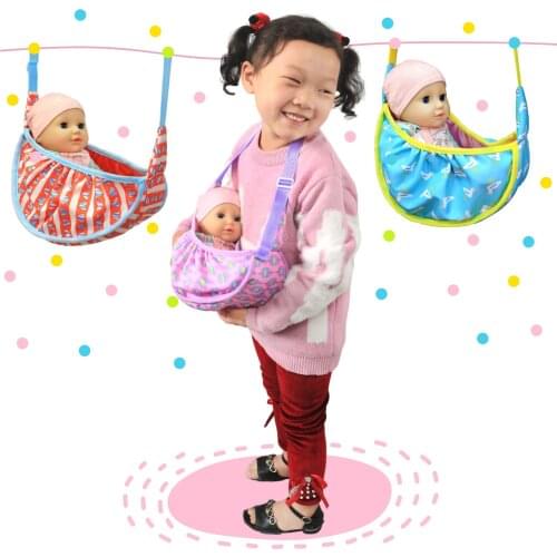 18 Inch Girls Doll Sleeping Bag American Newborn Basket Baby Toys Accessories Gifts For Children Fit 40-43 Cm Boy Dolls c933