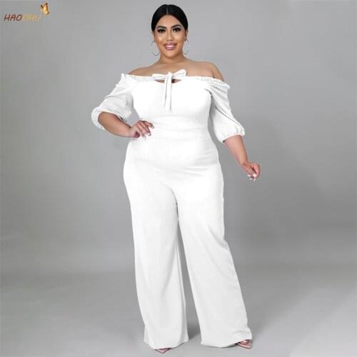HAOOHU Loose Overalls Romper 2021 Off-Shoulder Sexy Tube Top Jumpsuit Casual Playsuits Womens Clothing Summer Short Sleeve