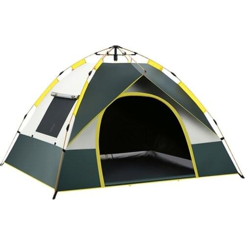 Outdoor Tent Outdoor Camping Tent 2-3 People Automatic Tent Quickly Open Sun Protection Camping Tent