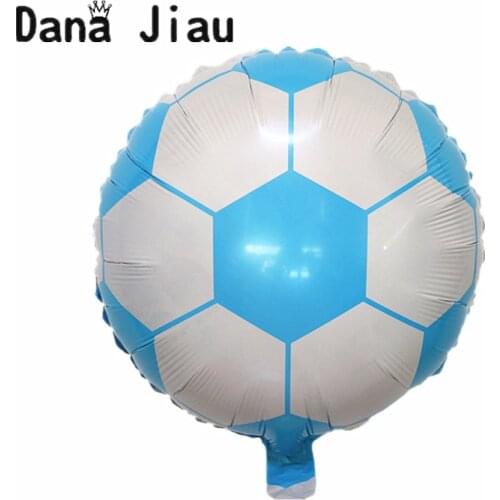18inch blue football foil balloon fans happy birthday party wedding decoration childrens toys gift