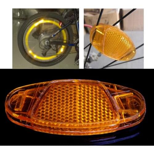 1Pc Bicycle Bike Spoke Reflector Safety Warning Light Wheel Rim Reflective Mount