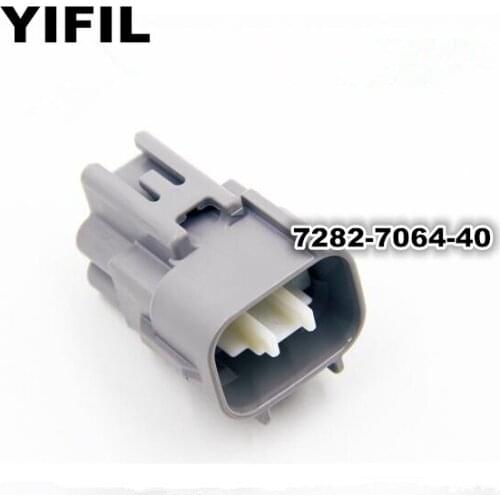 2/4/10pcs/lot 6 Pin/Way Male Accelerator Throttle Pedal Electrical Connector Headlight Lamp Plug For Toyota Lexus 7282-7064-40