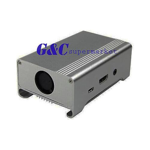 Gray Aluminum Shell Enclosure Case Box for Geekworm Raspberry Pi 2 Model B B+ UL diy electronics