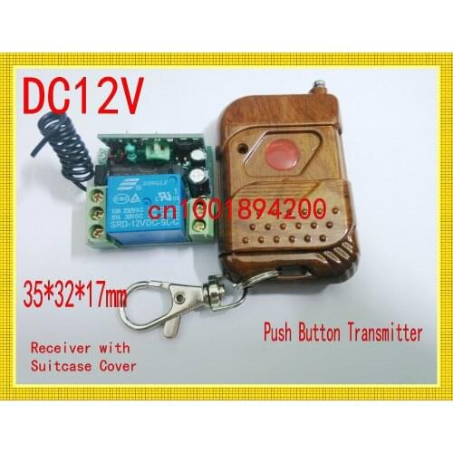 Free ship wireless remote control switch system12V 1CH transmitter &receiver Access/door Control System Momentary 315/433MHZ