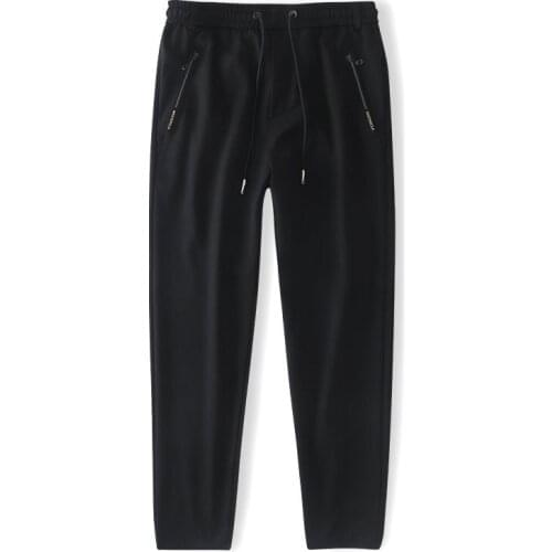 Summer Baggy men straight pants Super Loose Elastic Harem Pants cotton Sweatpants Casual Trousers Large Big Plus Size L-8XL