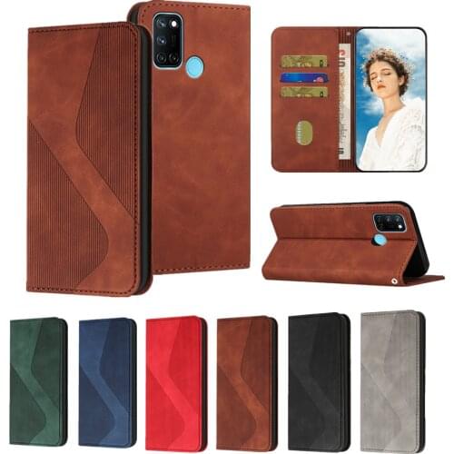 Flip Wallet Leather Case for OPPO Realme 7Pro 7i 7 C11 C15 Coque Card Slot Folded Stand Full Body Protection Shockproof Cover