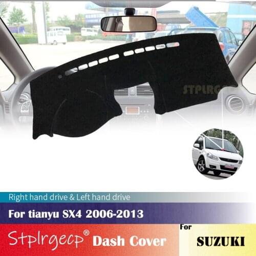 For Suzuki SX4 2006-2013 Anti-Slip Dashboard Cover Protective Pad Car Accessories Sunshade Carpet 2012 2011 2010 2009 2008 2007