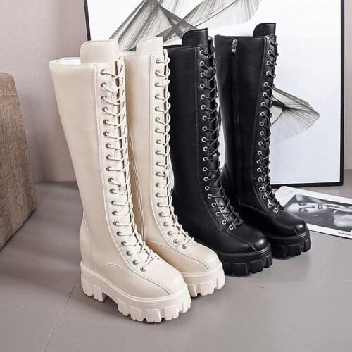 Женские высокие ботинки EAEOVNI China At AliExpress