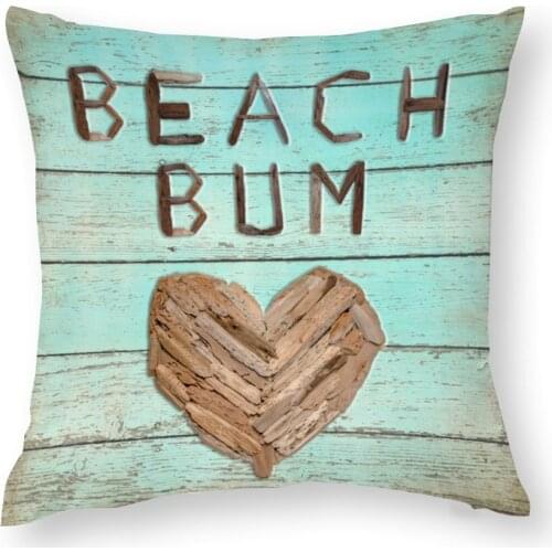 Beautiful Seashells Printed Cotton Linen Cushion Covers Marine Ocean starfish Home Decor Pillowcases Pop Art Throw Pillow Cases