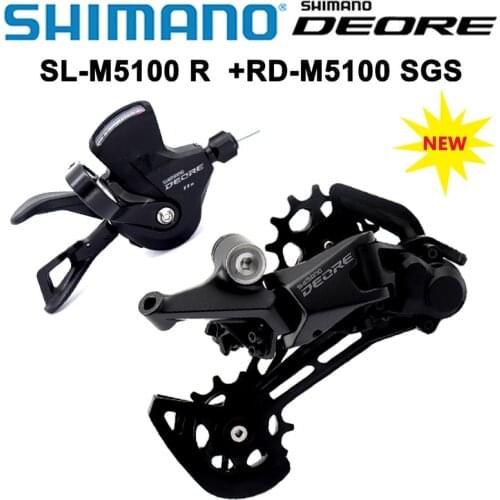 2020 NEW SHIMANO DEORE M5100 11Speed Groupset MTB Mountain Bike Contains Shift Lever Rear Dearilleur Cassette Chain