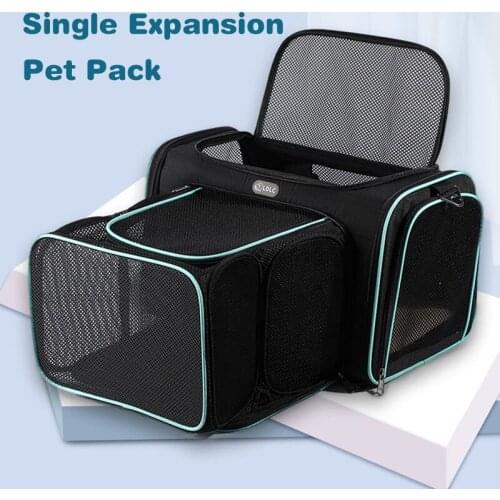 Pet cat bag expandable cat go out portable portable pet bag breathable pet bag