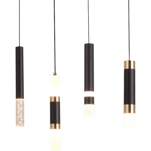 Simple Pendant Lamp Dining Room Light Bedroom Lamp Living Roon Lighting Stick Fashion Lamp