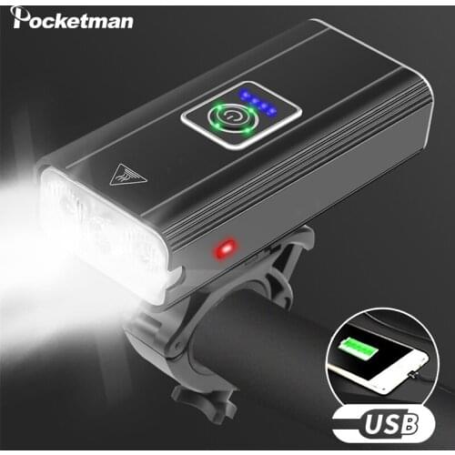 Power Bank Bike Light 3300 mAh USB Rechargeable LED Bicycle Lamp Cycling Headlight Waterproof MTB Road Bike Front Flashlight