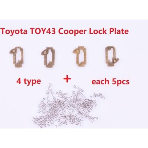 20pcs) TOY43 Car Lock Reed Locking Reed For Toyota Camry Corolla NO.1.2.3.4 Lock Car Locks Tablets Lock Spring, Locking Reed