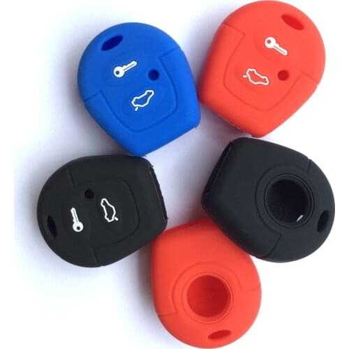 Smart Key Protect Case For VW Polo Golf Jetta Sharan Seat Ibiza Leon Toledo Altea SKODA FABIA OCTAVIA 2 Button Silicon Holder