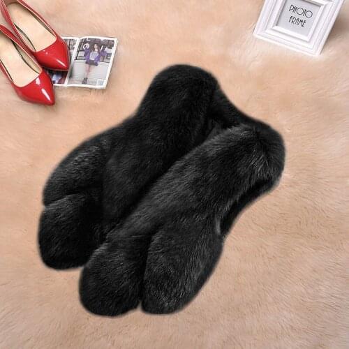 Baby Girls Faux Fur Vest Jacket High Quality Kids Thicken Warm Kids Outwear Vest Children Winter WaistCoats CT084