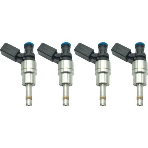 4Pcs Car Fuel injector for 2005-2009 Audi A3 A4 TT VW GTI EOS Jetta 06F906036A 0261500020 06F906036G