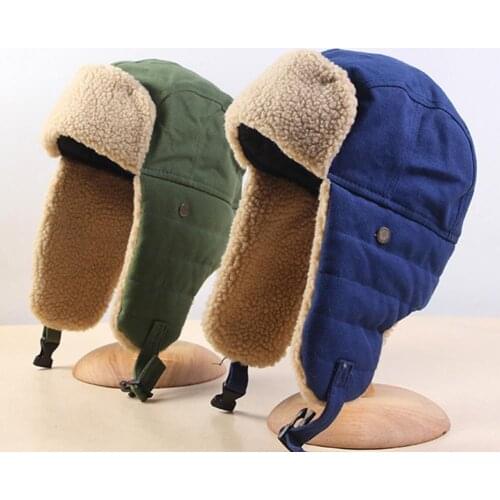 2021 new Balaclava Earflap Bomber Hats Caps Scarf Men Women Hat Trooper Earflap Snow Ski Hat Cap Cycling Skiing Ski Snow Hats