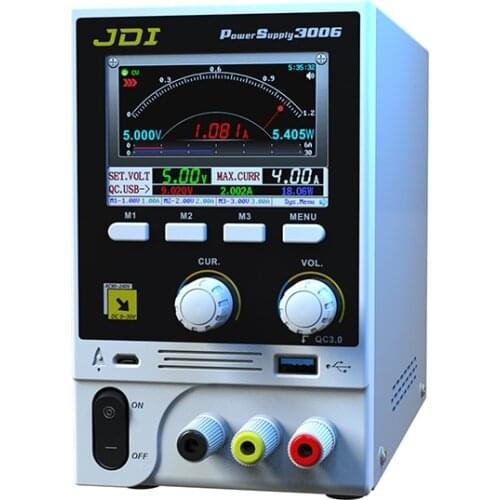 JDI Power Supply 3006 30V 6A 5a Digital Adjustable DC Power Supply For Mobile Phone Notebook Repair Display High Current Meter