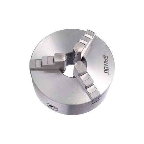 K11-100 lathe chuck Three-jaw self-centering chuck (with one claw and one negative claw)