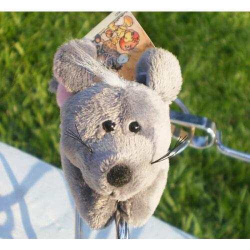 Classic Gray Mouse toys Hot Sale cute Plush toys Fridge Magnet refrigerator Fridge Magnet stuffed animals