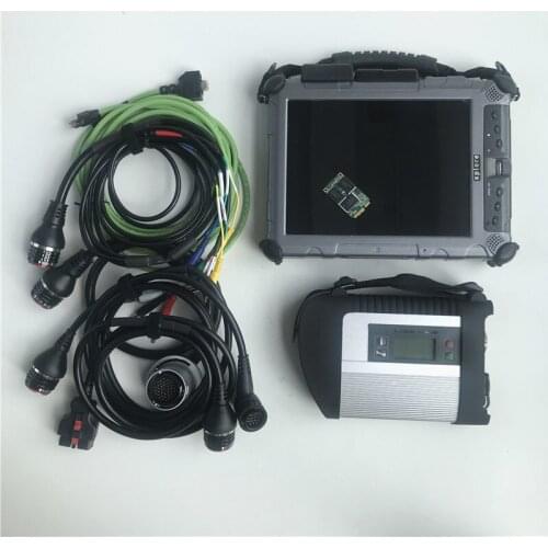 Best MB Star C4 wifi MB SD Connect C4 for MB Cars&Trucks with Xplore IX104 Tablet (I7&4gb) with mini ssd Software 2020.12