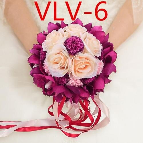 New simulation rose wedding holding flower wedding photography display props VLV